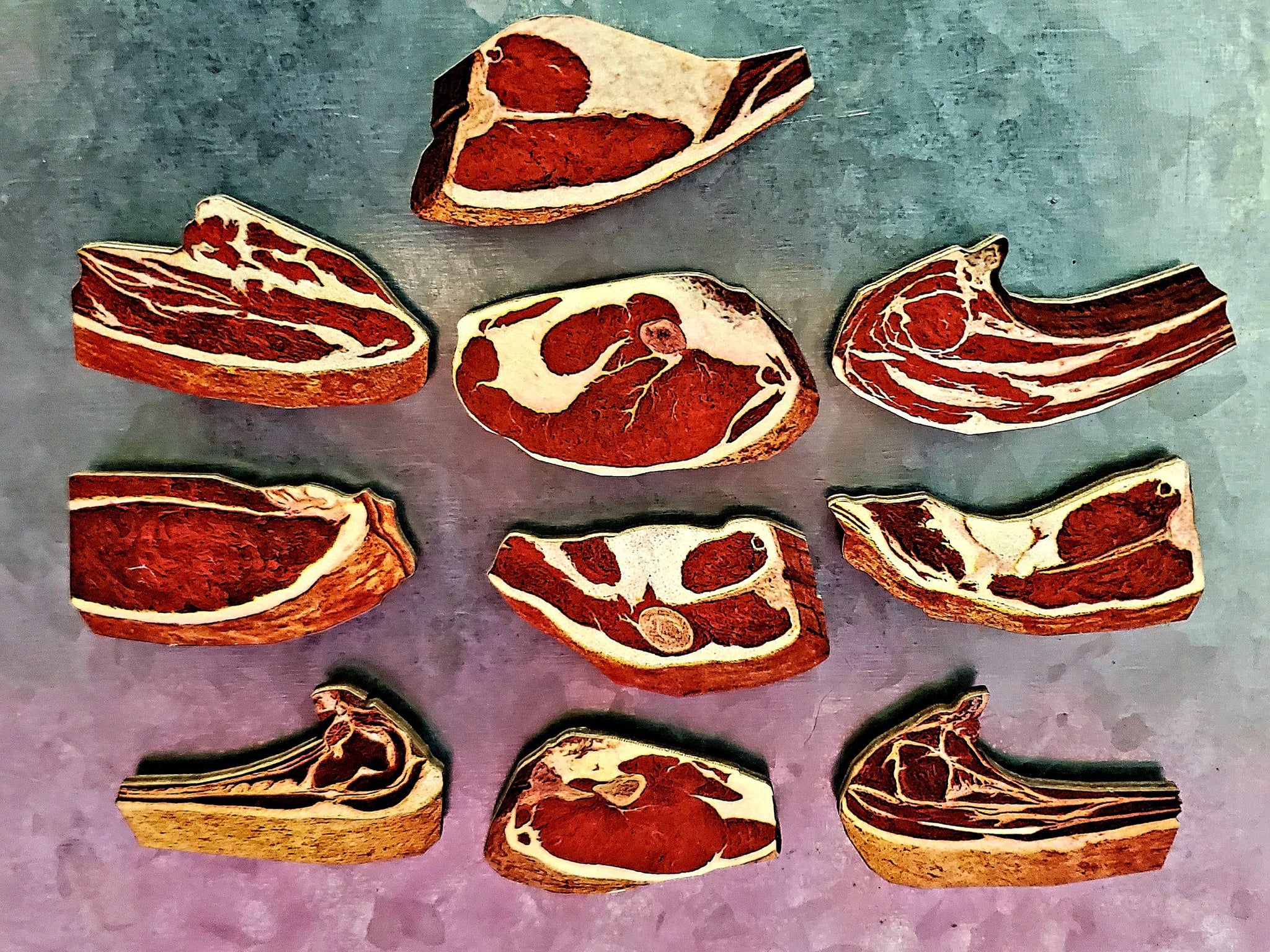 Beef Cuts Magnets