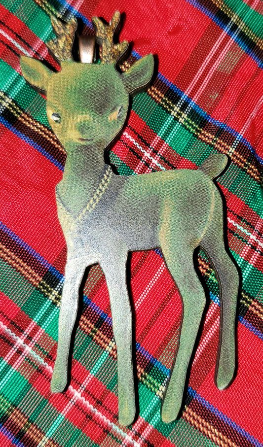 Creepy Deer Ornament