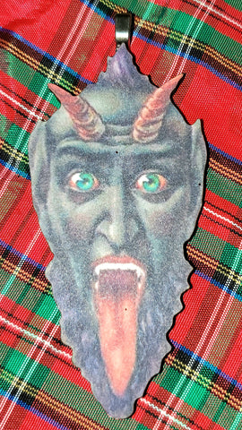 Classic Krampus Face Ornament