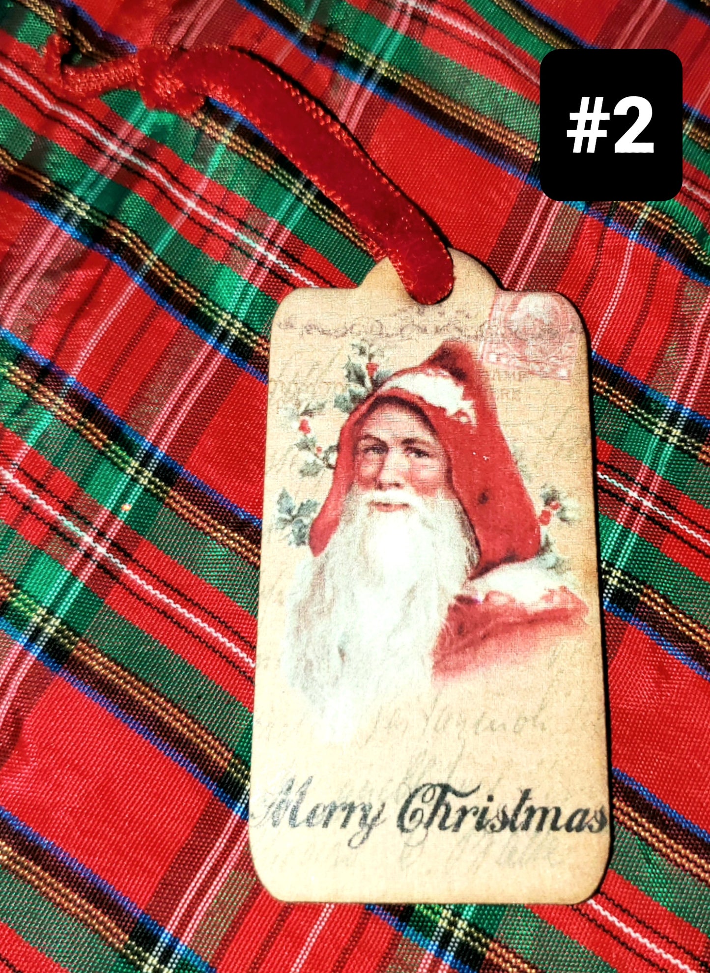 Vintage Father Christmas Ornaments