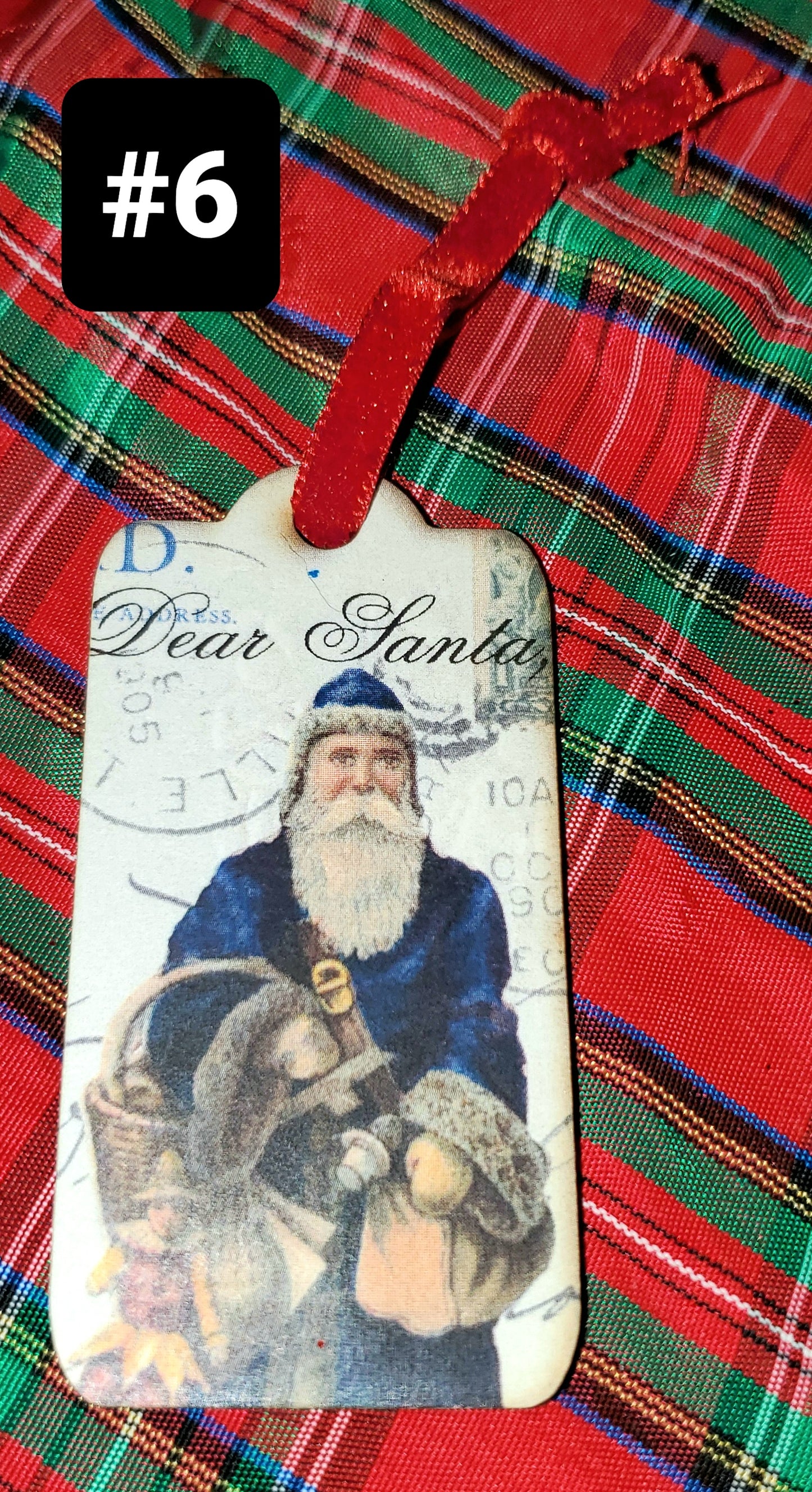 Vintage Father Christmas Ornaments