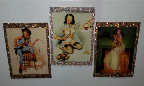 Large Pin-Up Girl Magnets