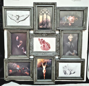 Victorian Vampire Framed Collage
