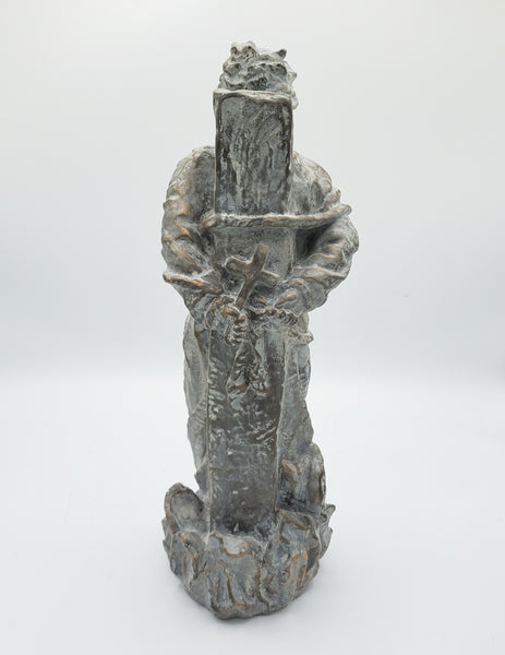 St. Joan of Arc at the Stake Sculpture