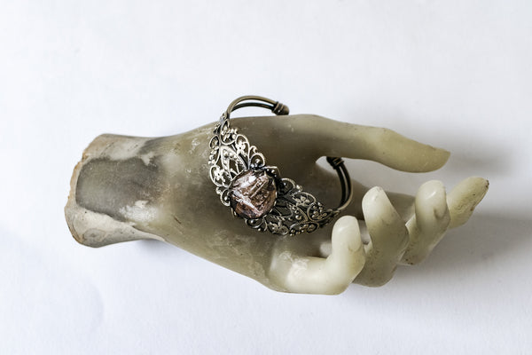 Vintage Gypsy Corpse Cabochon Bracelet