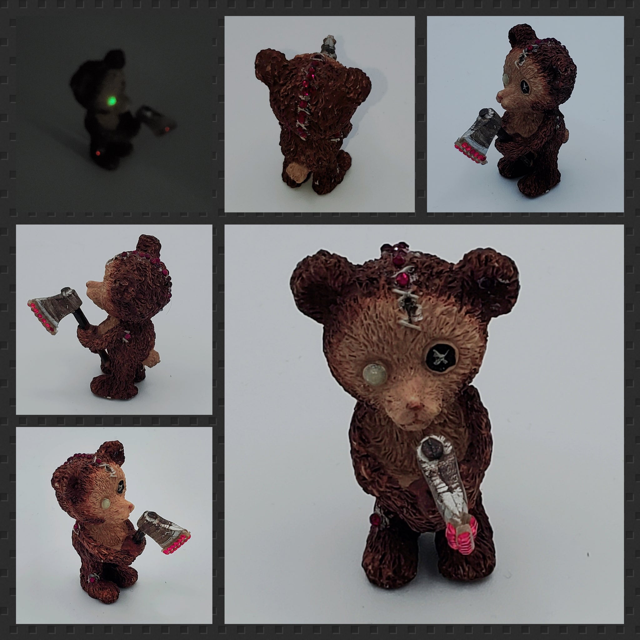 Psycho Teddy Mini Figurine