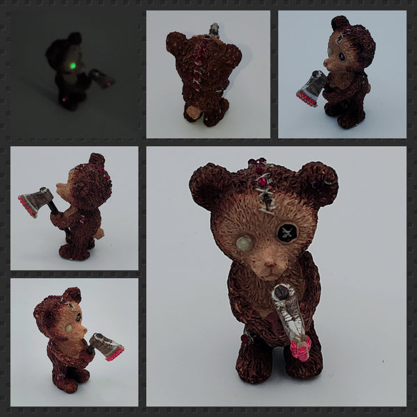 Psycho Teddy Mini Figurine