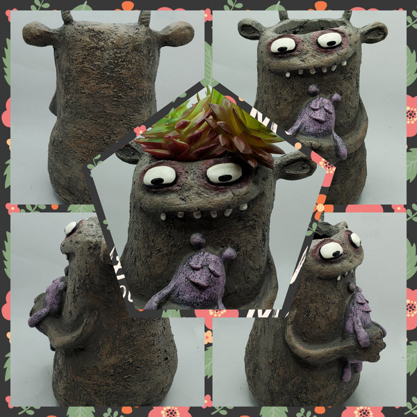 "Baby Love" Mama Monster Planter by Blob House™