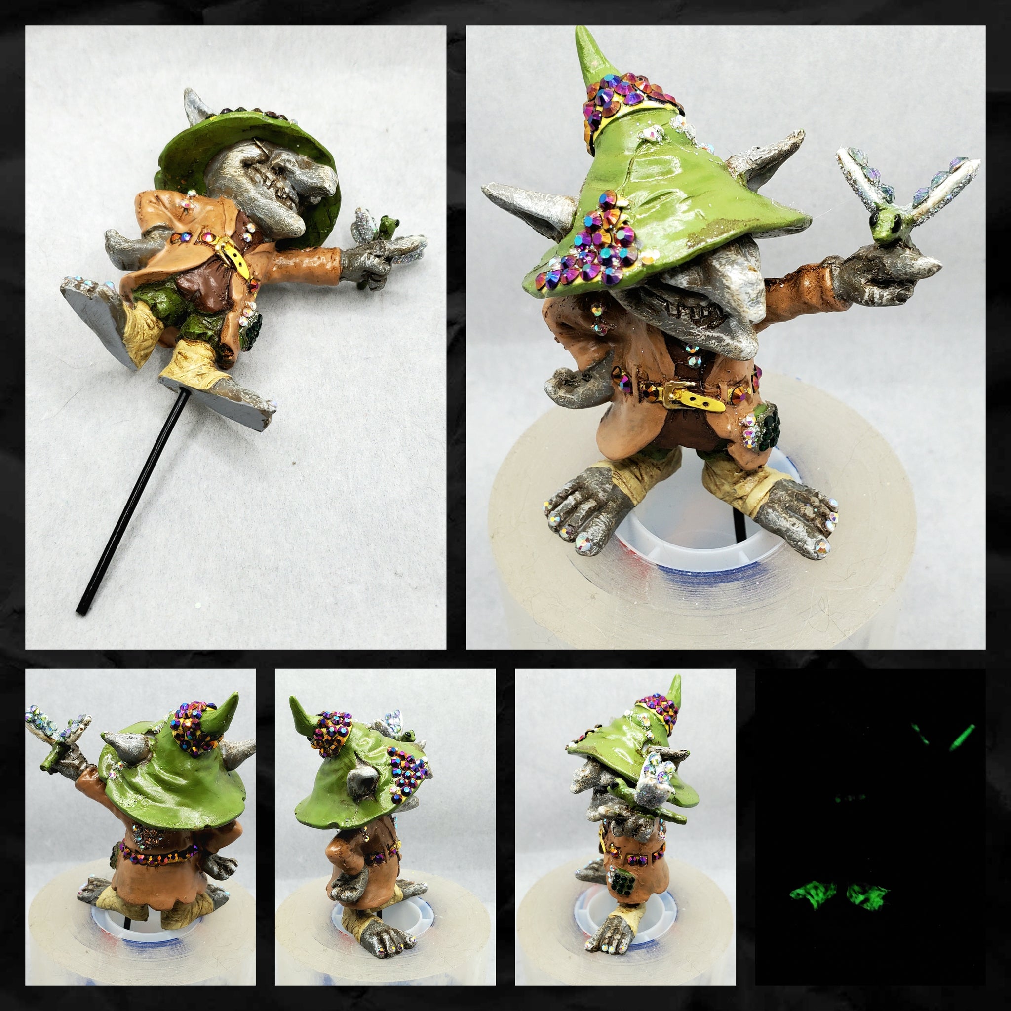 Glitz Remy Troll w/ Dragonfly & Stake