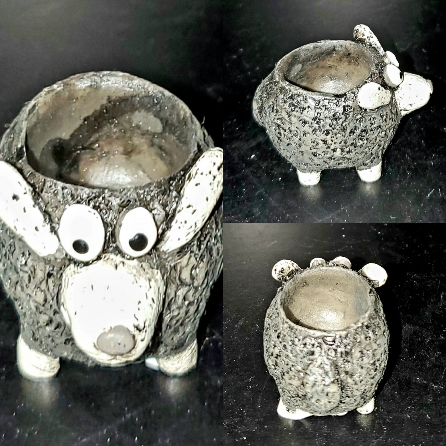 sheep planter pot Mini Baby Sheep Planters by Blob House™ – Toxie's Treasures