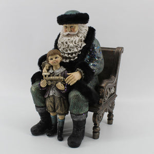 Glitter Goth Santa