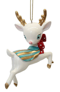 Retro Deer Ornament