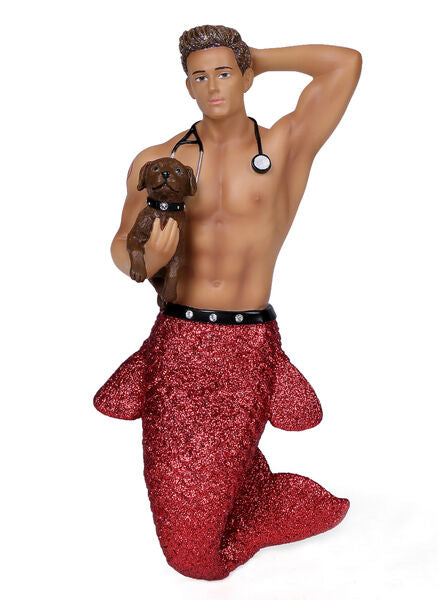 Dr. Pet-A-Vet Merman Ornament