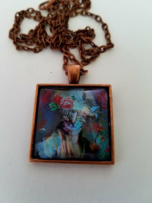 Ms. Kitty Cabochon Necklace