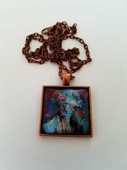 Ms. Kitty Cabochon Necklace