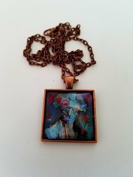 Ms. Kitty Cabochon Necklace