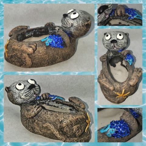 Glitz Oki Otter Planter