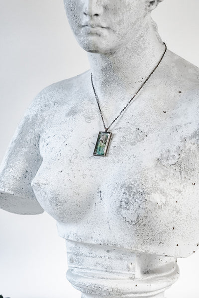 Evening Contemplation Cabochon Necklace