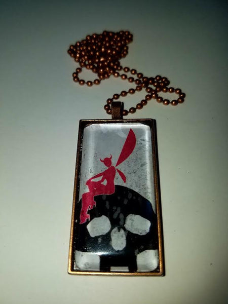 Toxie's Logo Cabochon Necklace