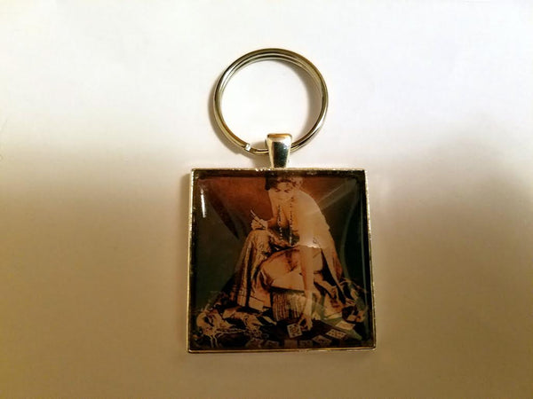 In the Cards Cabochon Key Chain