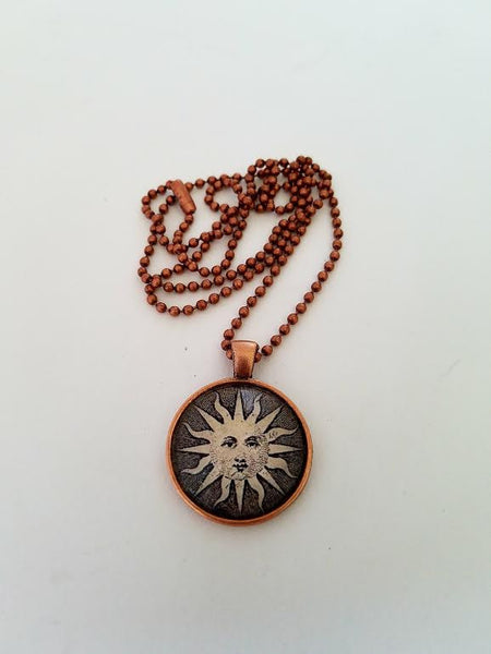 Sun Cabochon Necklace