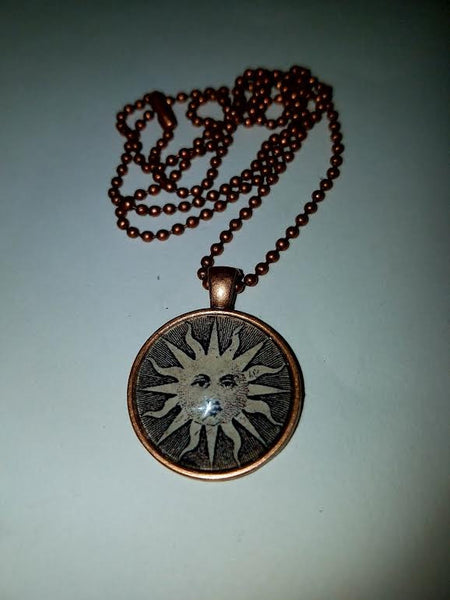 Sun Cabochon Necklace