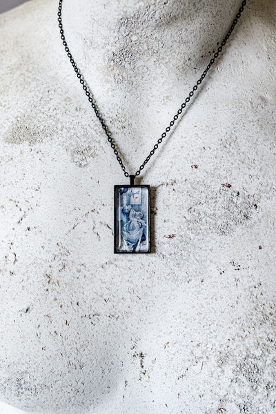 Ex-Libris Cabochon Necklace