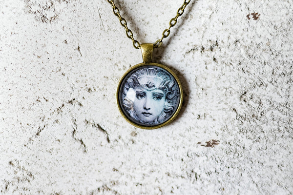 The Green Lady Cabochon Necklace