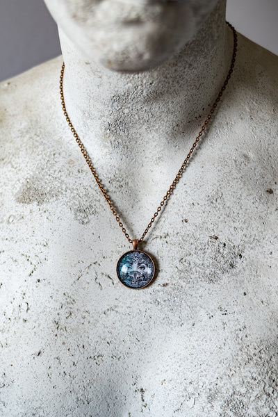 Celtic Eyes Cabochon Necklace