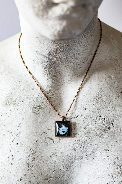 Mistress of the Dark Cabochon Necklace