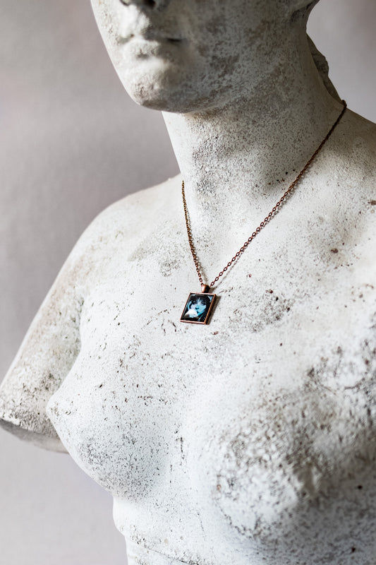 Mistress of the Dark Cabochon Necklace