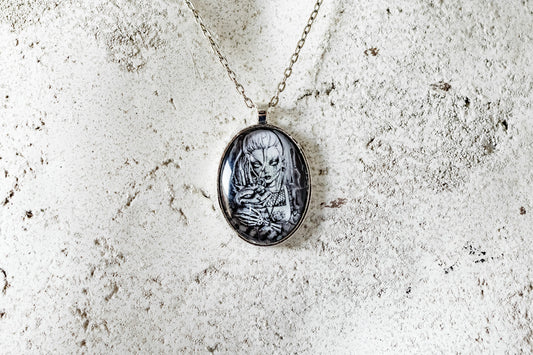 Dead Alice Cabochon Necklace