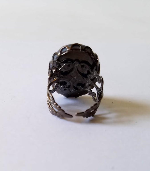 Tanzanite Cabochon Ring