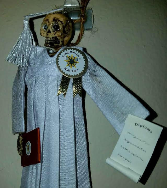 White Graduation Minion